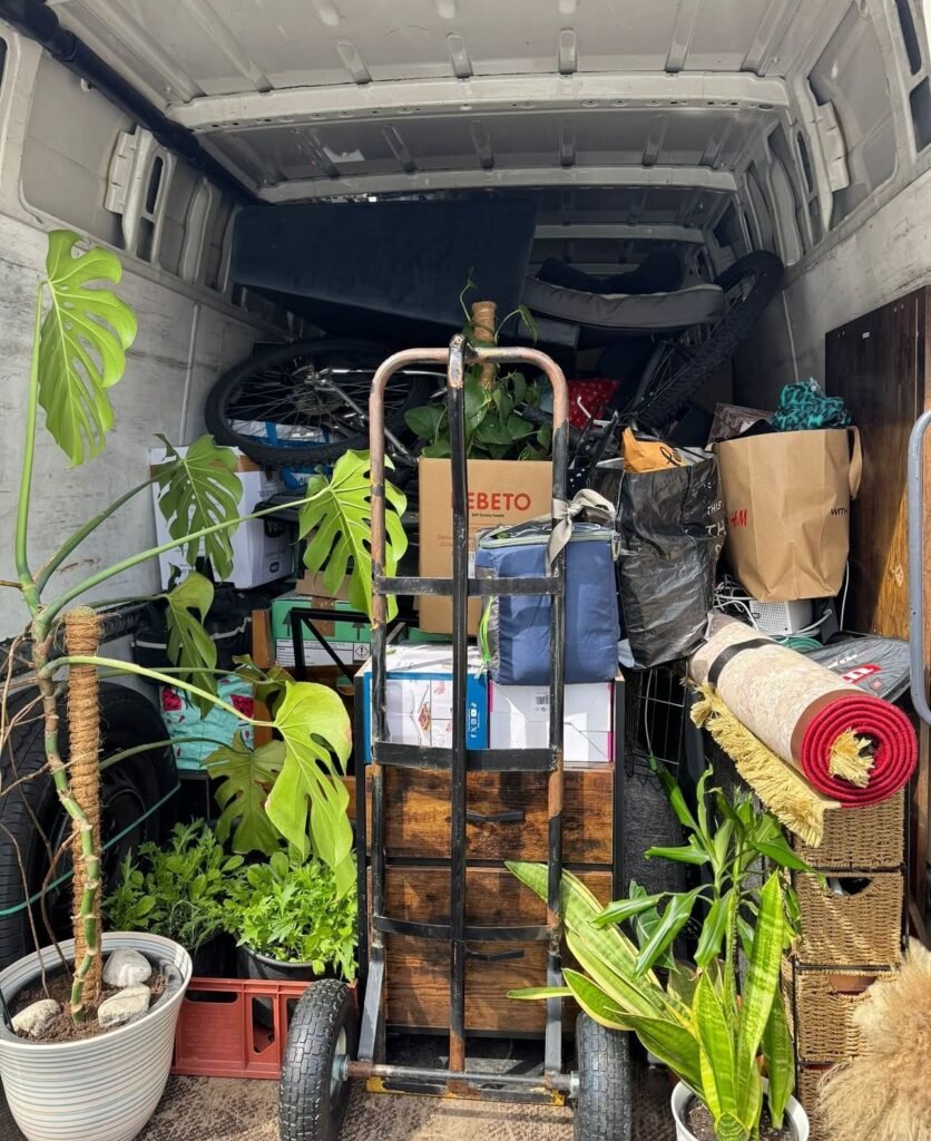 London removal van loaded - secure furniture transport across all boroughs